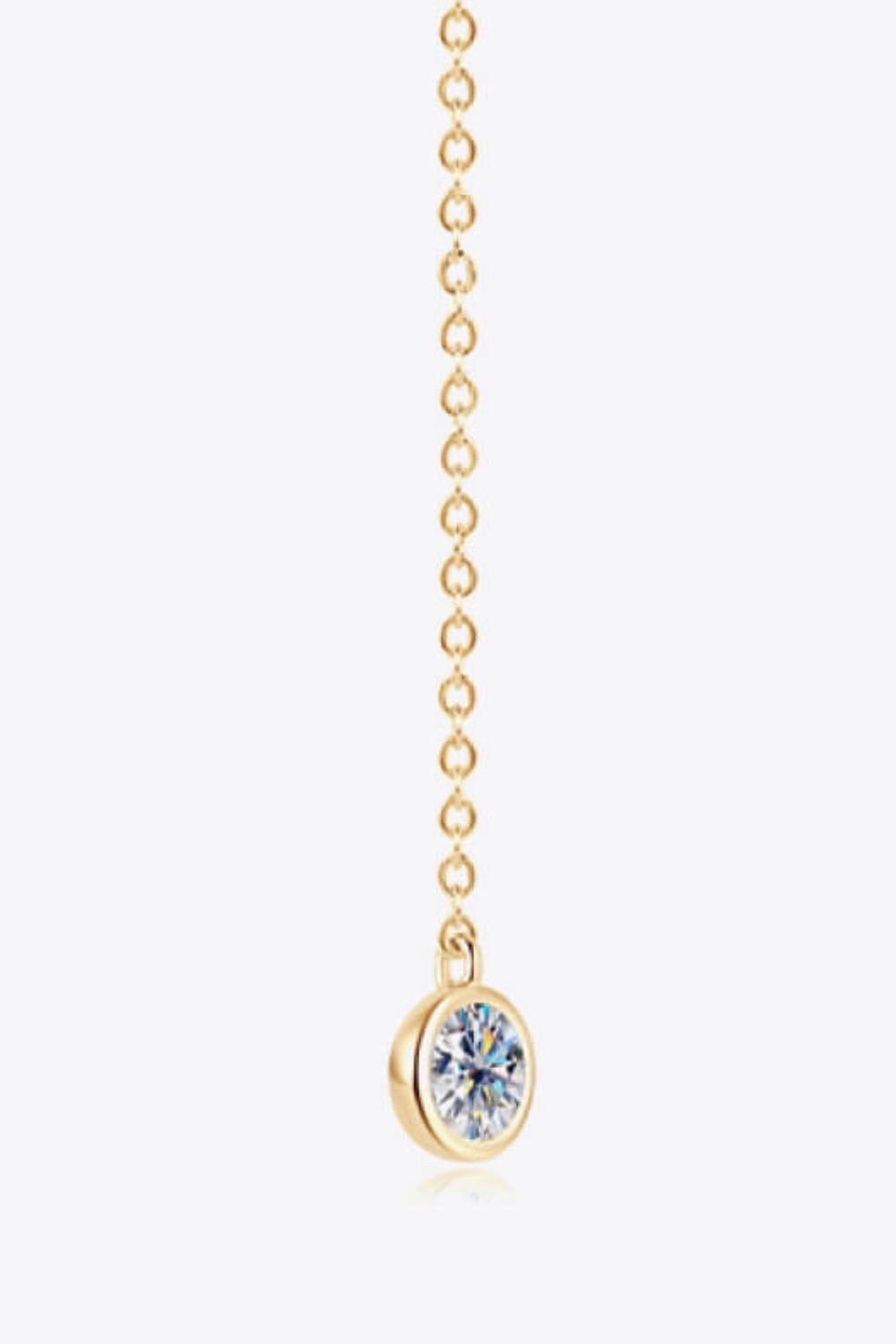 Moissanite Chain Drop EarringsEarringsAdored