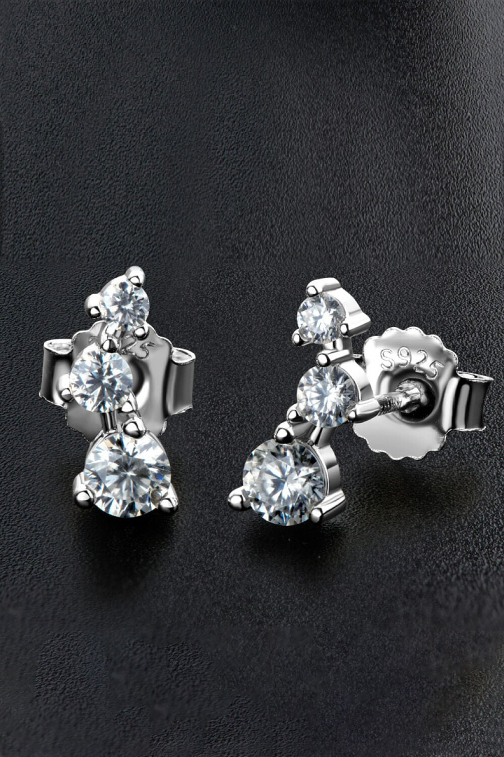 Moissanite Stud Crawler EarringsEarringsAdored