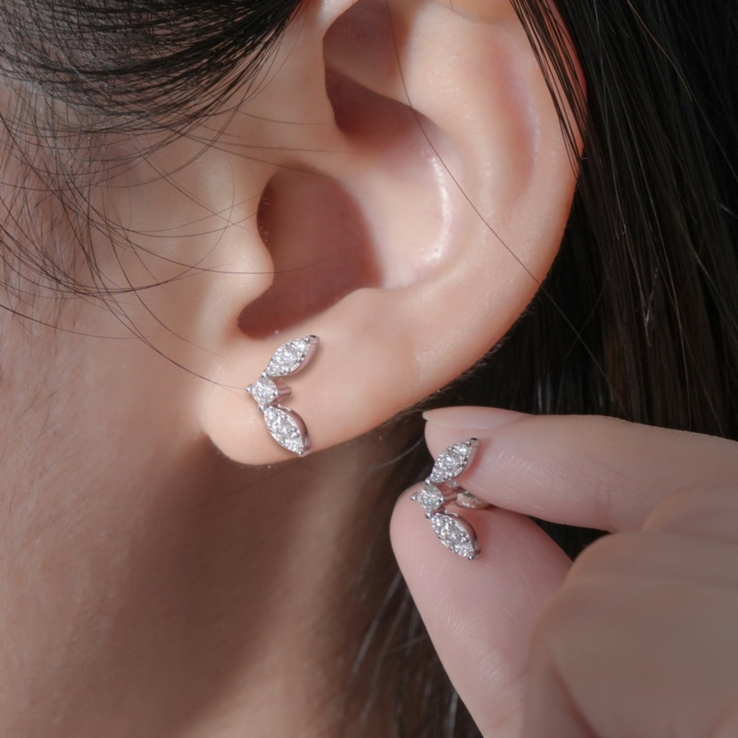 Moissanite Stud EarringsEarringsBeach Rose Co.