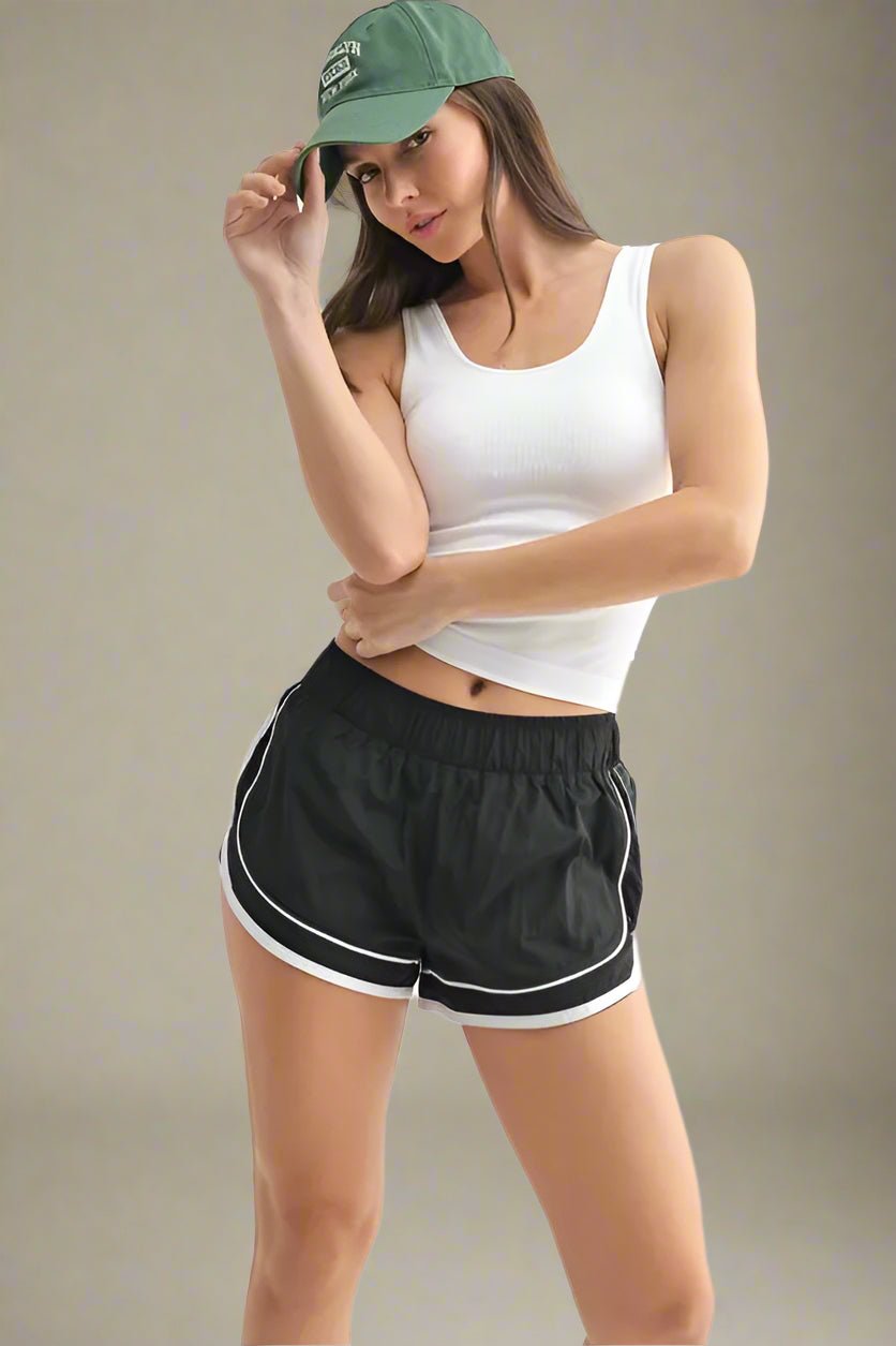 Mono B - Classic Seamless Rib Knit Tank - White