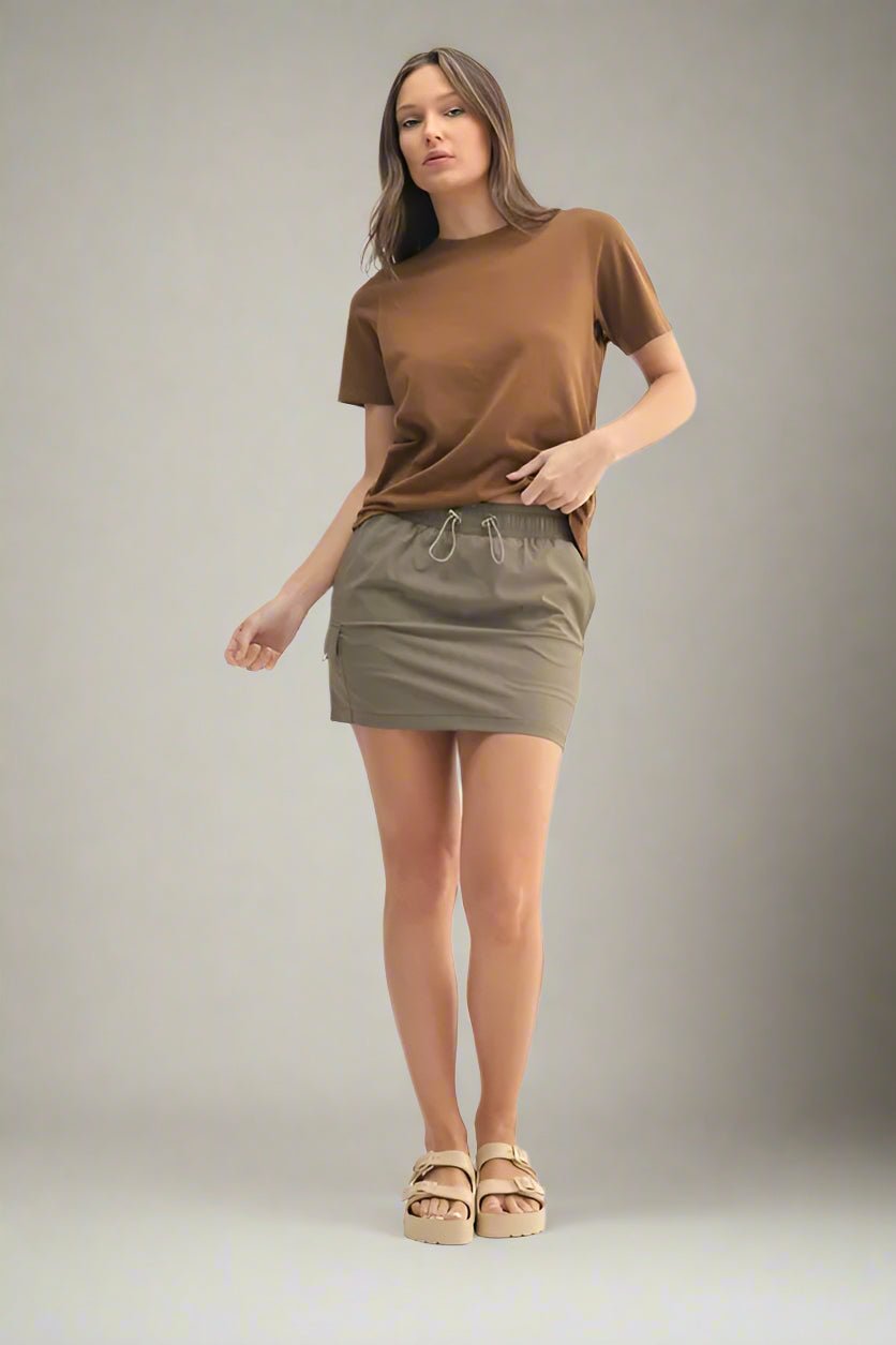 Mono B - Everyday Cotton Tee – Cinnamon Brown