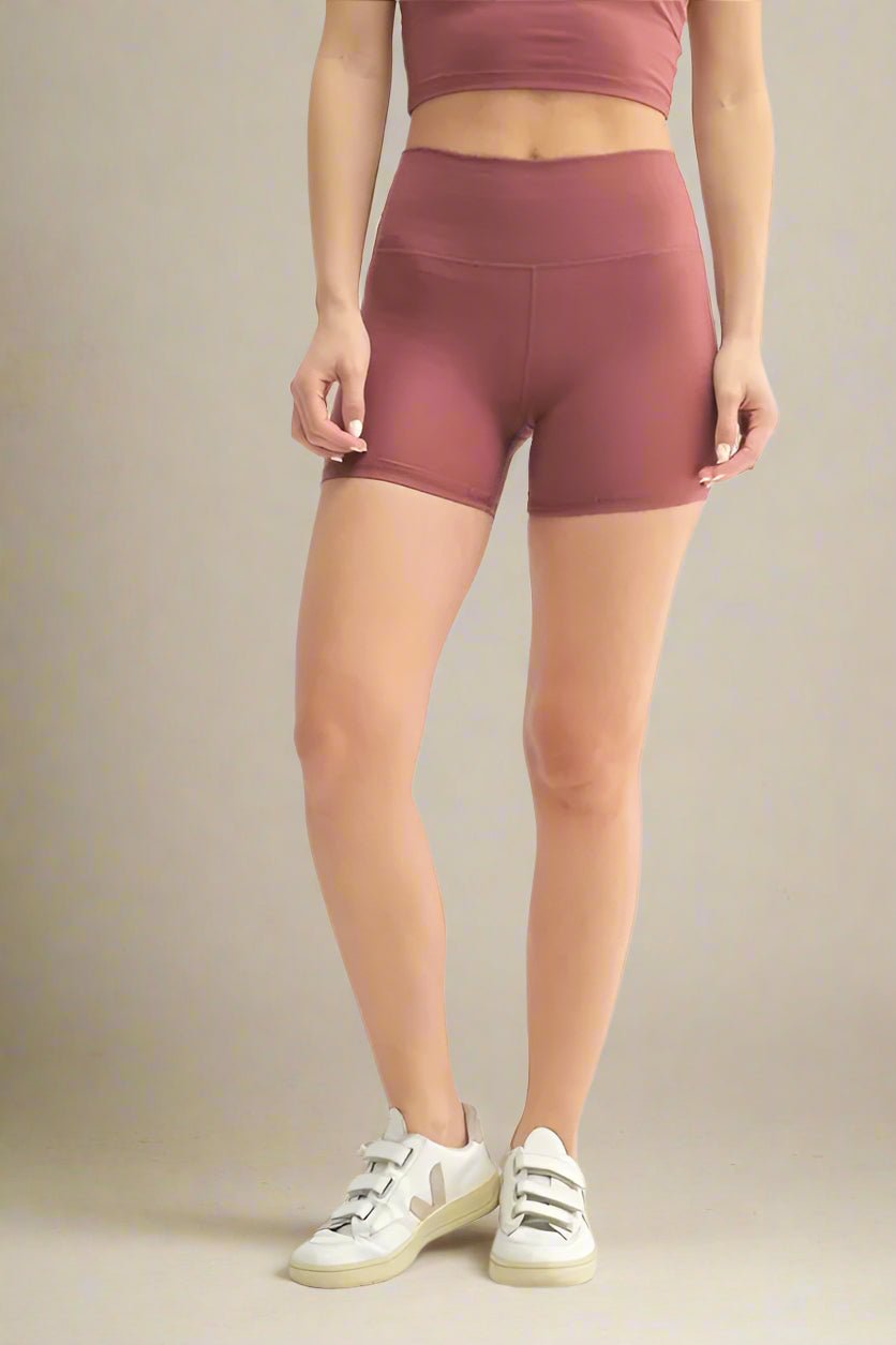 Mono B - High Waist Biker Shorts – Terra Cotta Rose