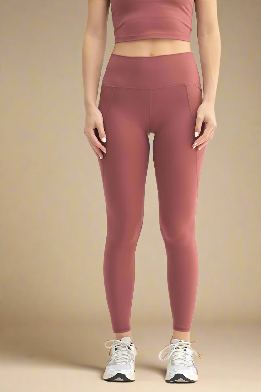 Mono B - Sculpt Fit Leggings – Dusty Rosewood
