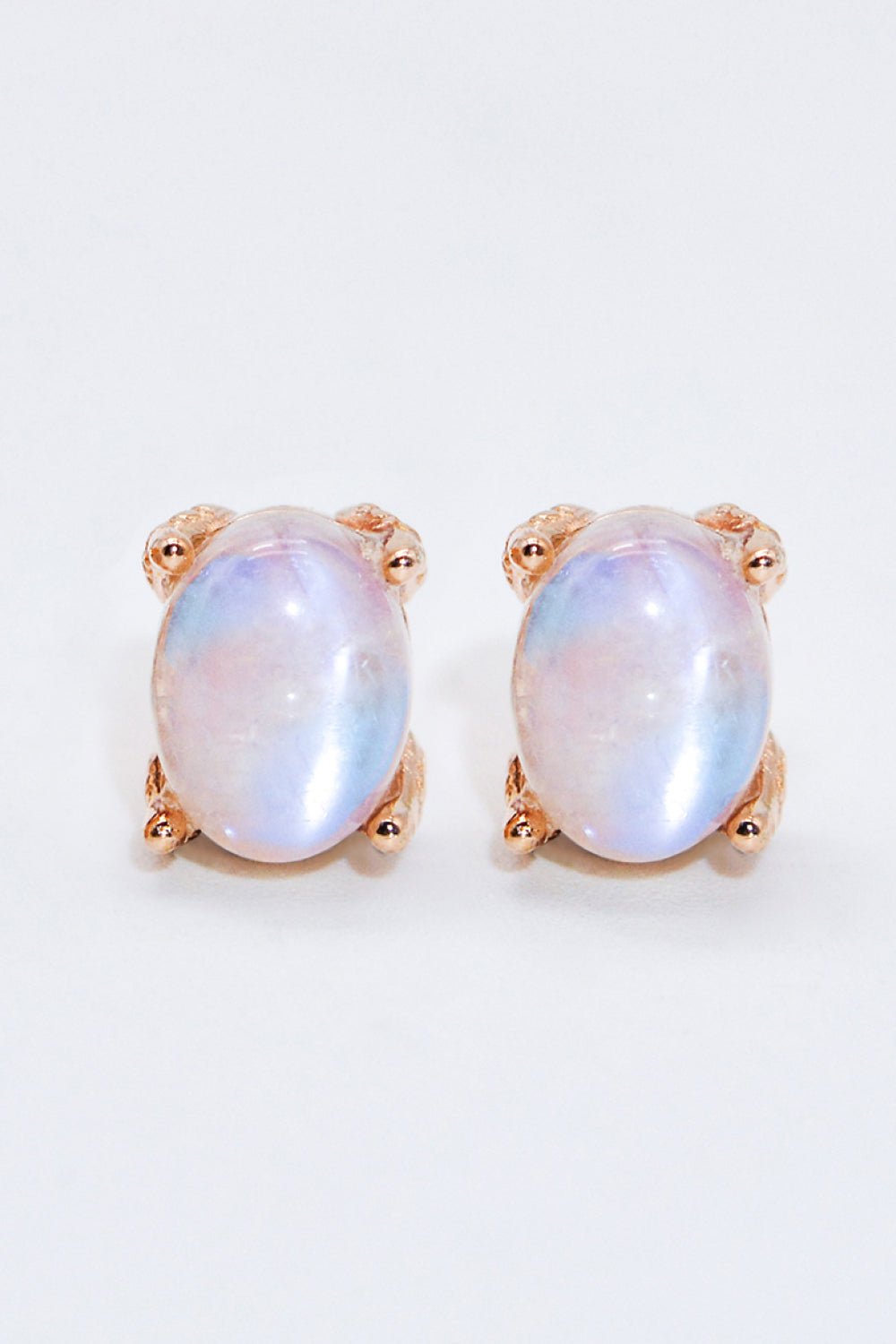 Natural Moonstone Stud EarringsEarringsBeach Rose Co.