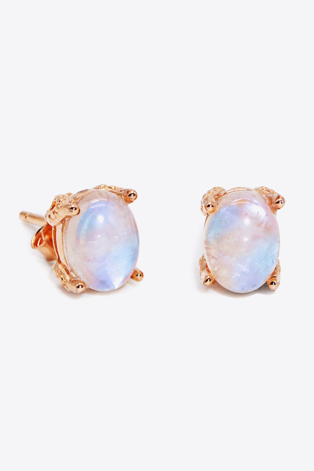 Natural Moonstone Stud EarringsEarringsBeach Rose Co.