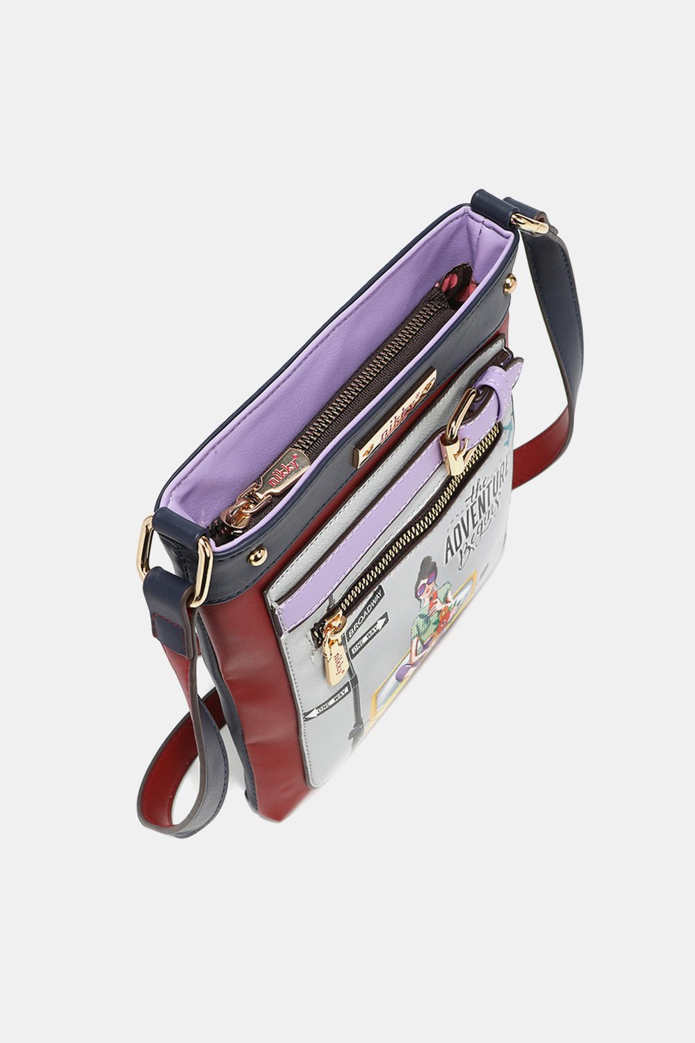 Nicole Lee USA - Eco - Leather Printed Crossbody Bag