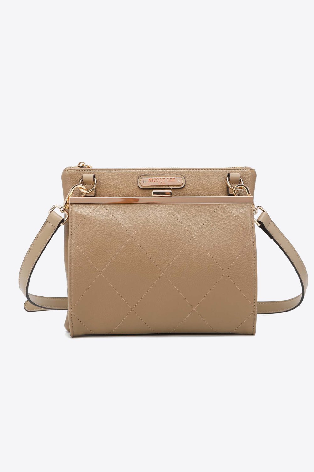 Nicole Lee USA - Pebbled Vegan Leather Cross Body Bag