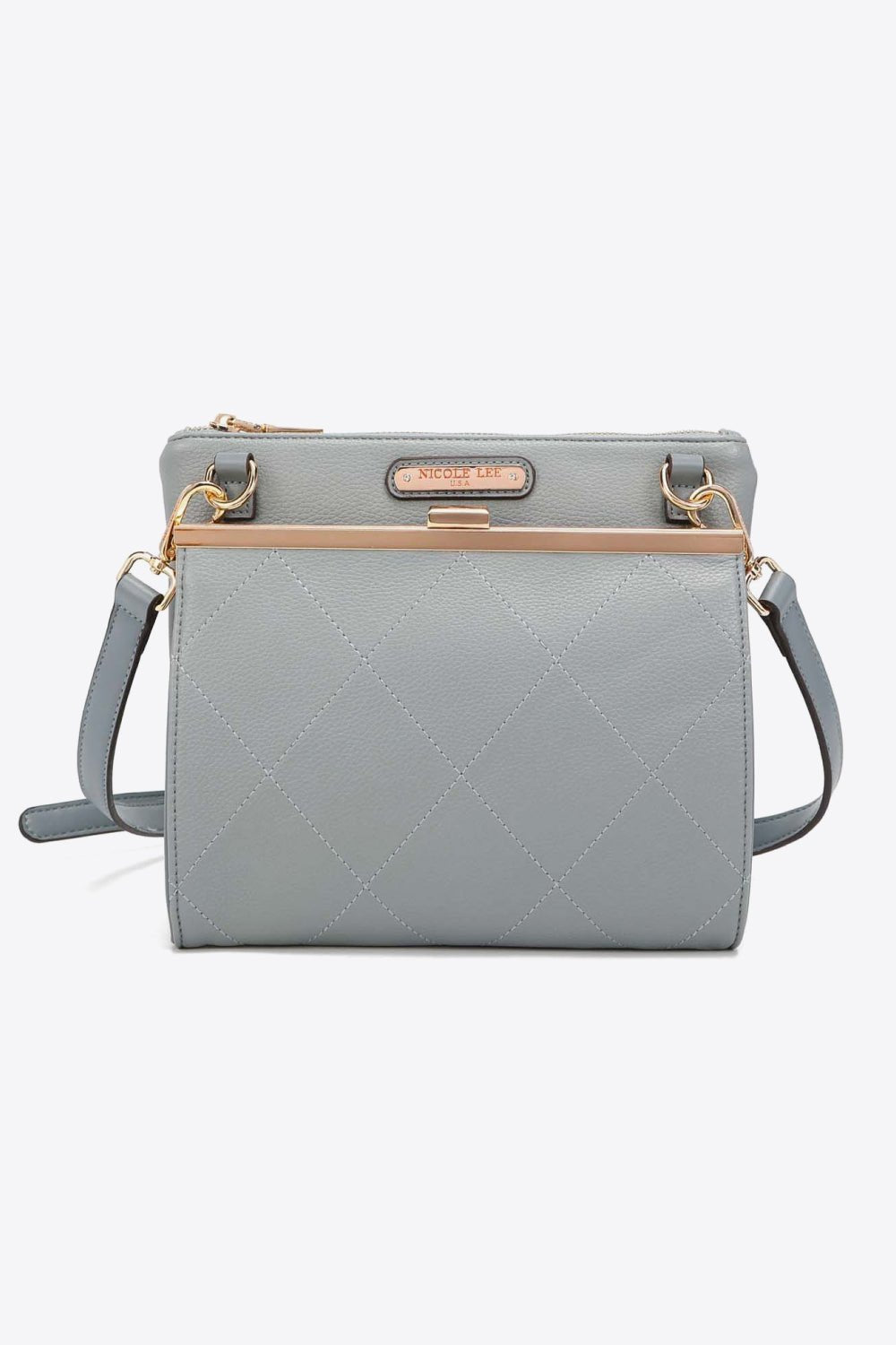 Nicole Lee USA - Pebbled Vegan Leather Cross Body Bag