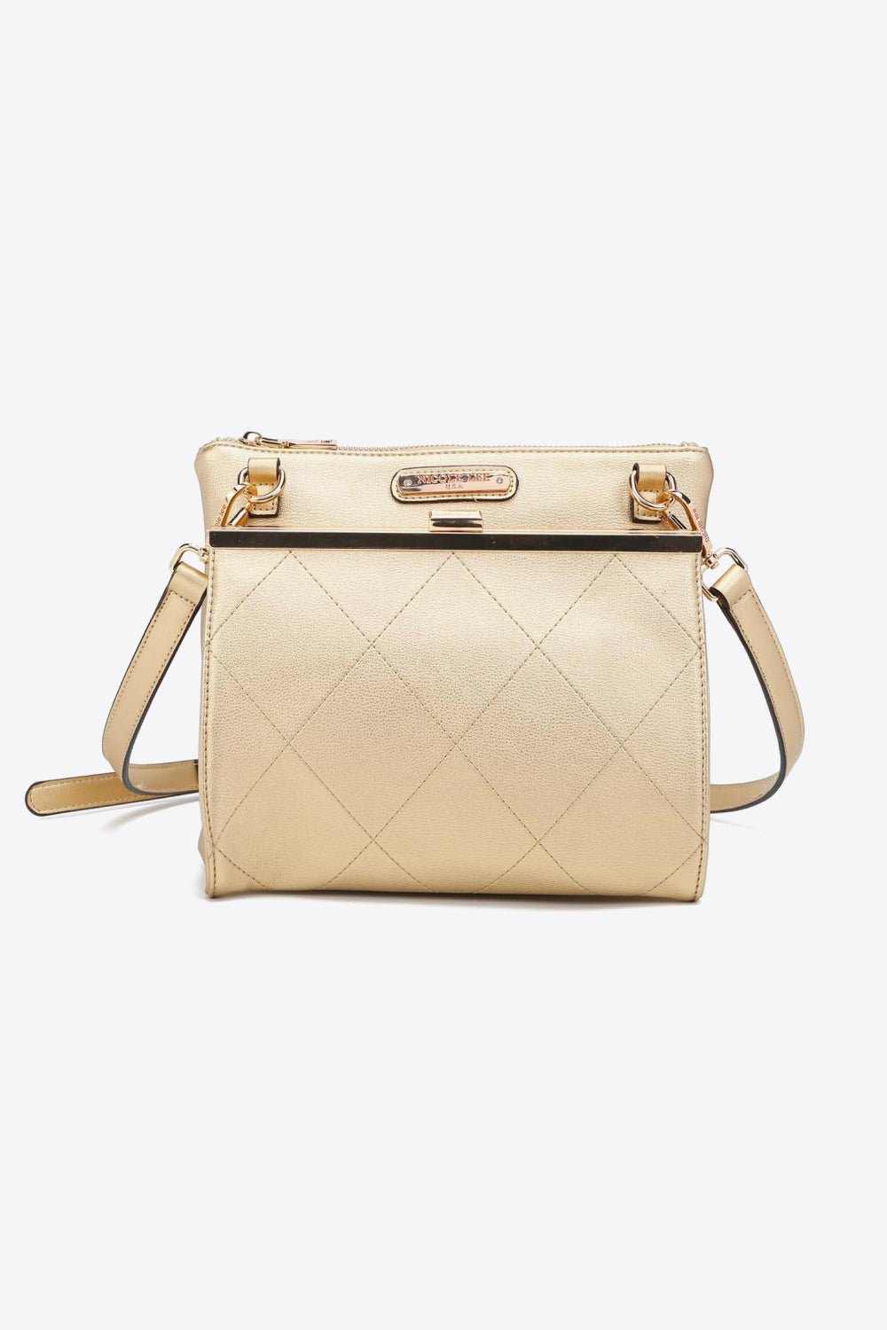 Nicole Lee USA - Pebbled Vegan Leather Cross Body Bag