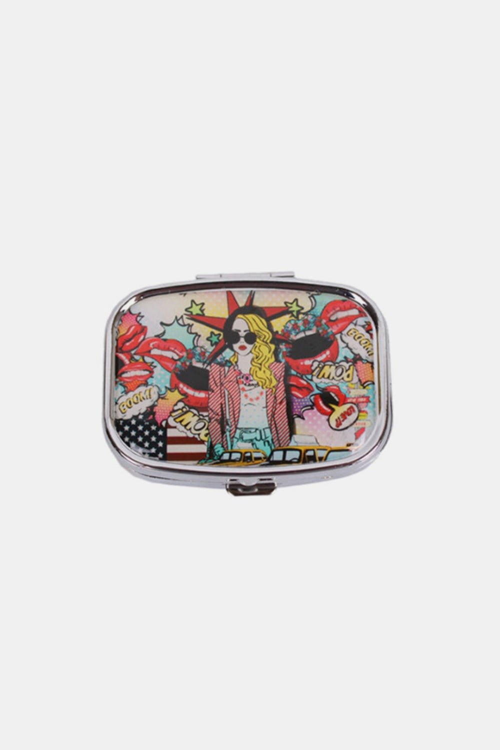 Nicole Lee USA - Printed Metallic Rectangular Pill Case