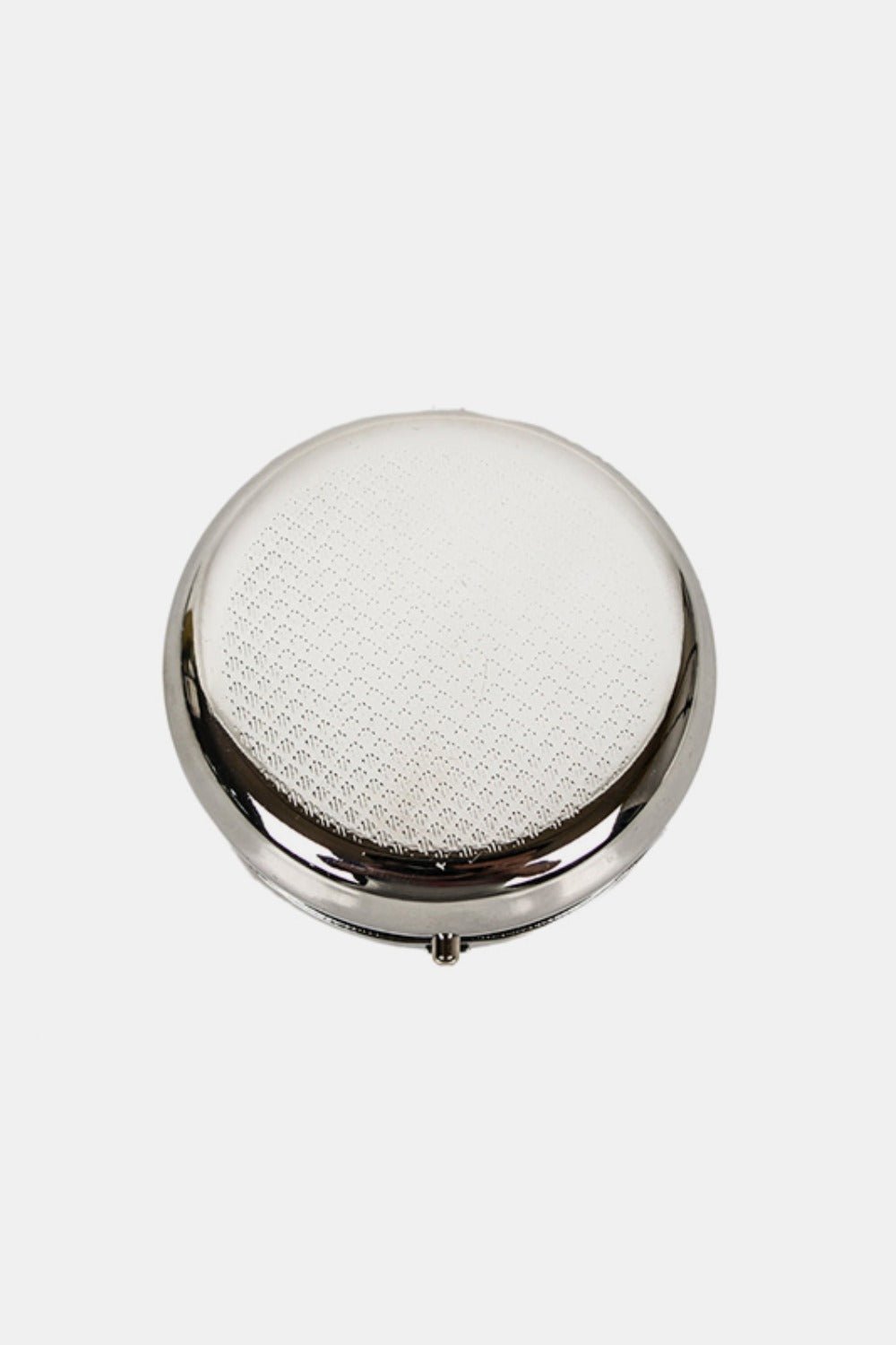 Nicole Lee USA - Silver Printed Small Round Pill Case