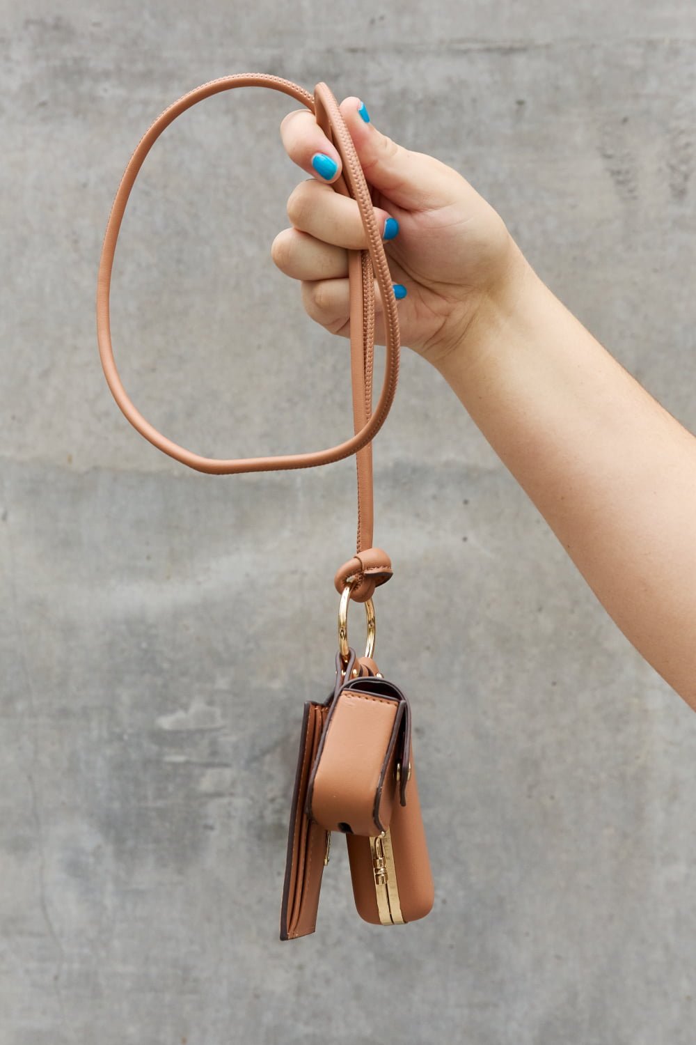 Nicole Lee USA - Vegan Leather 3 - Piece Lanyard Set