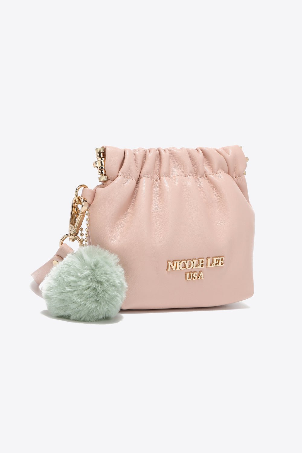 Nicole Lee USA - Vegan Leather Pom - Pom Pouch