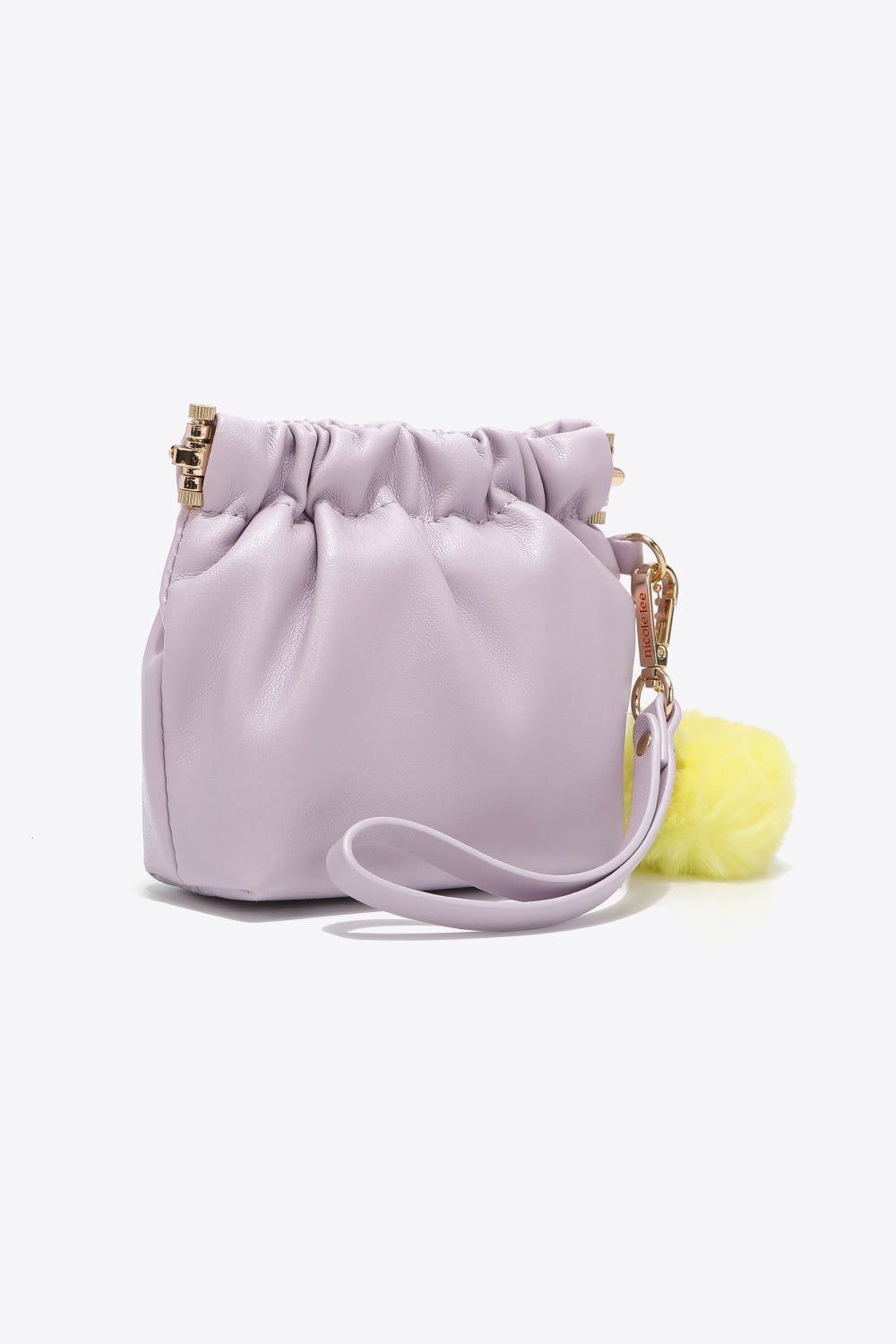 Nicole Lee USA - Vegan Leather Pom - Pom Pouch