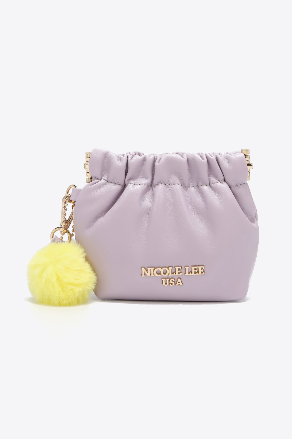 Nicole Lee USA - Vegan Leather Pom - Pom Pouch