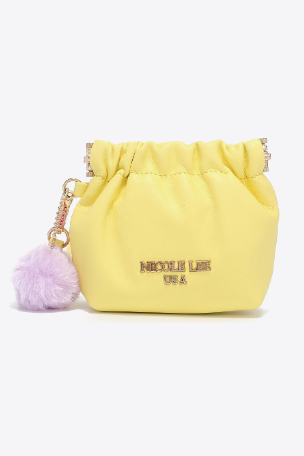 Nicole Lee USA - Vegan Leather Pom - Pom Pouch