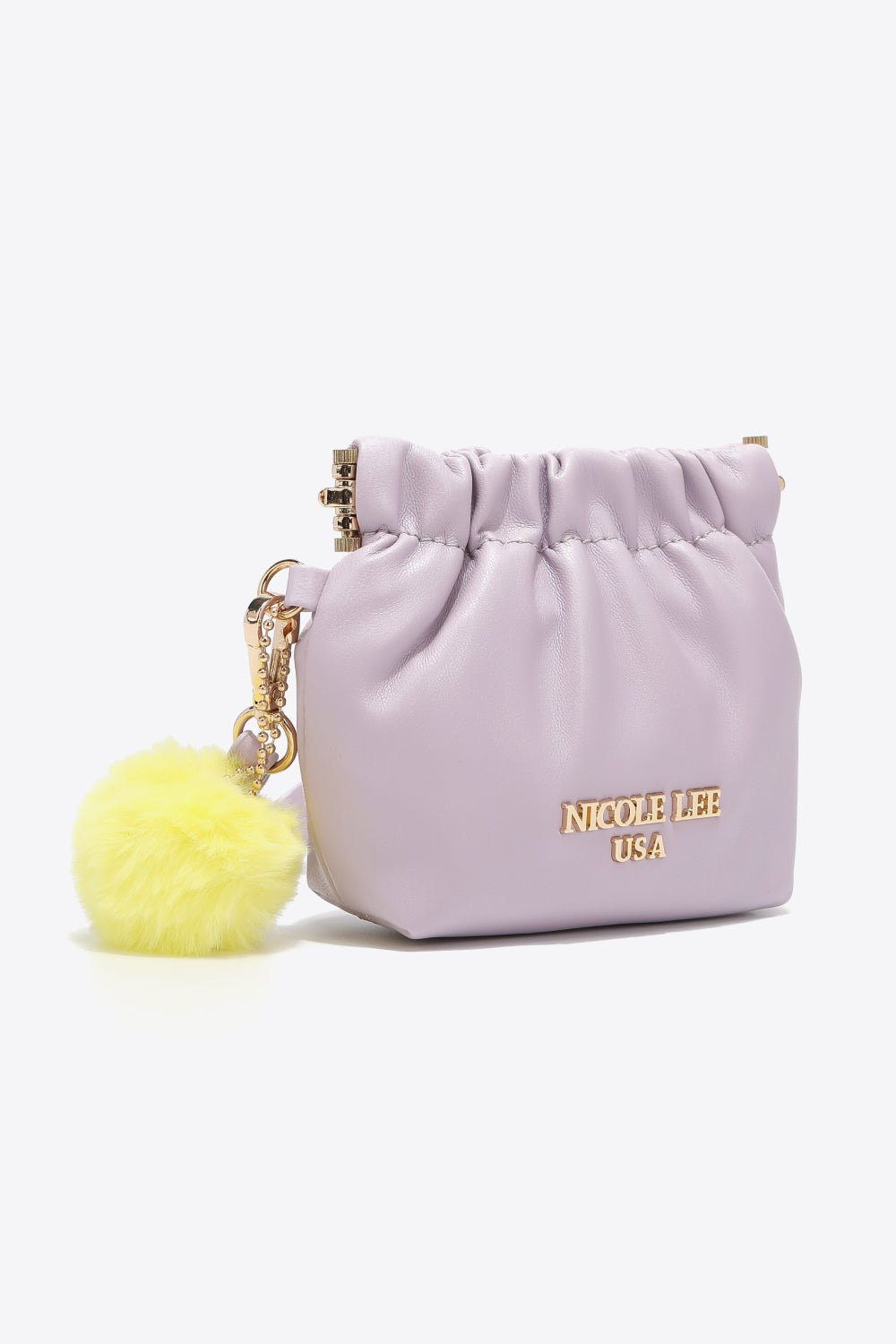 Nicole Lee USA - Vegan Leather Pom - Pom Pouch