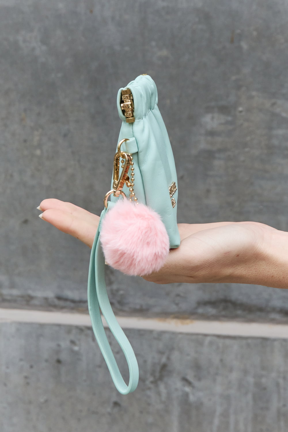 Nicole Lee USA - Vegan Leather Pom - Pom Pouch