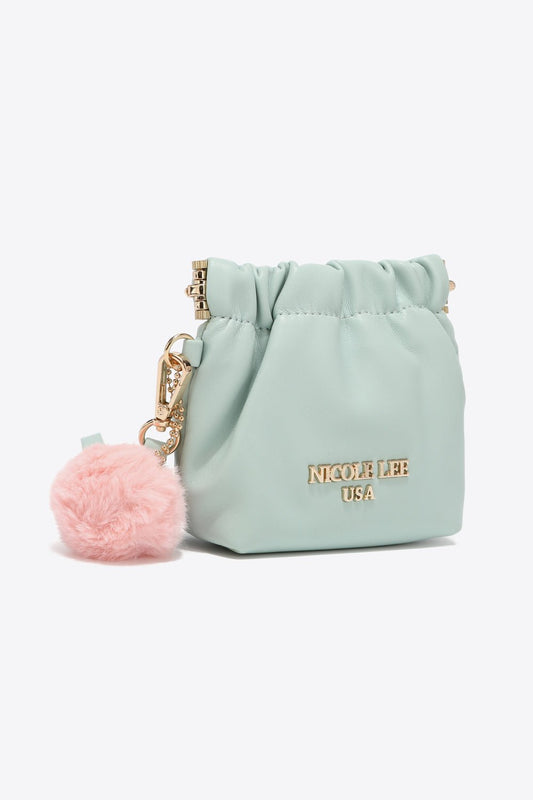 Nicole Lee USA - Vegan Leather Pom - Pom Pouch