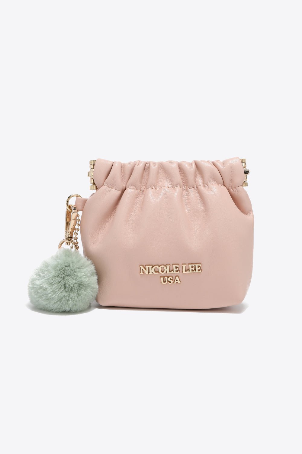 Nicole Lee USA - Vegan Leather Pom - Pom Pouch