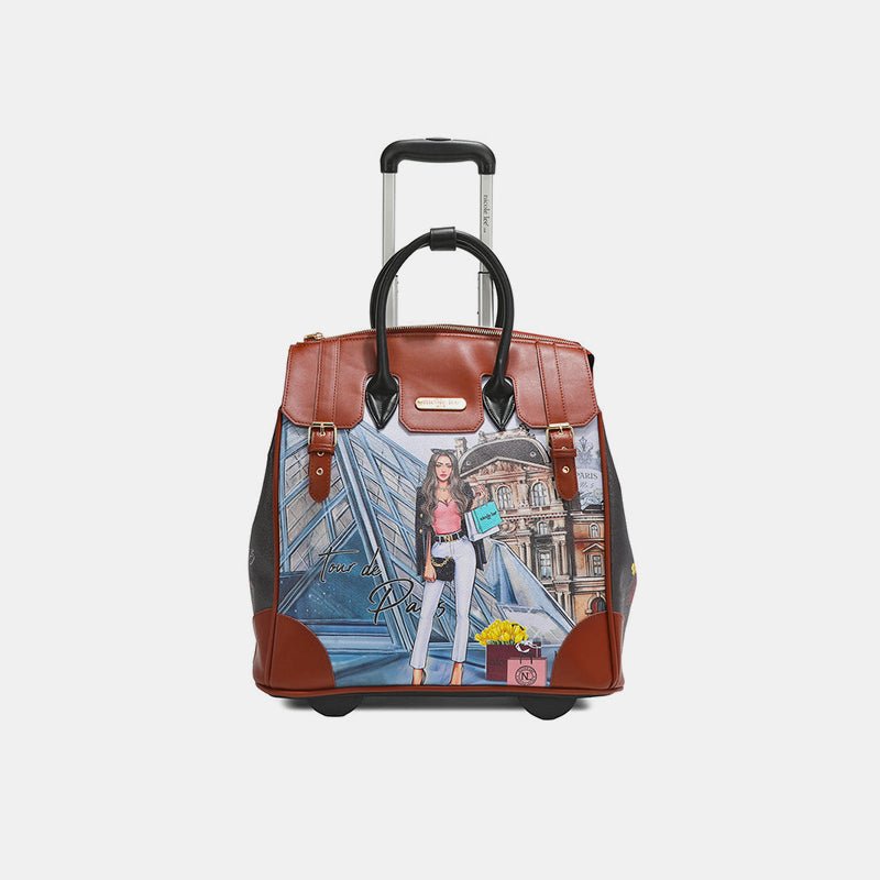 Nicole Lee USA - Vegan Leather Printed Roller Bag