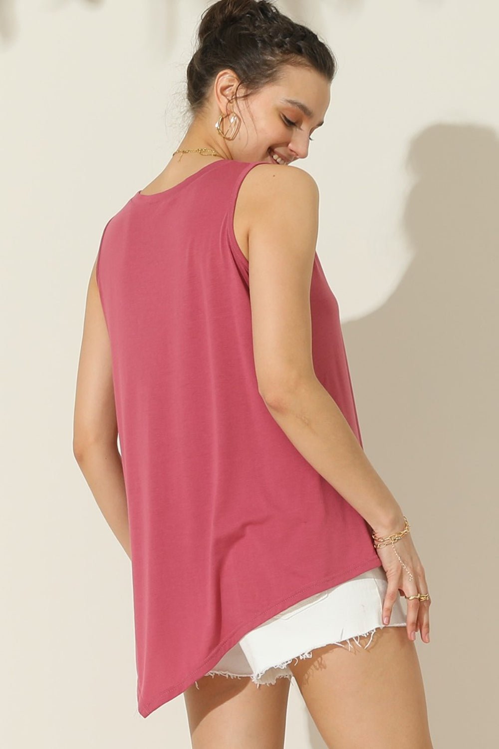 Ninexis - Button Detail Tank Top