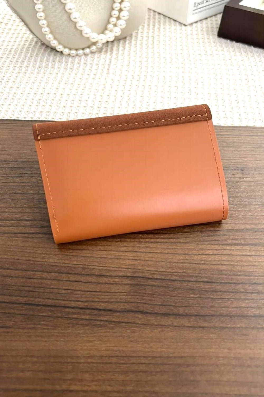 ZenanaVegan Leather Compact Trifold Wallet