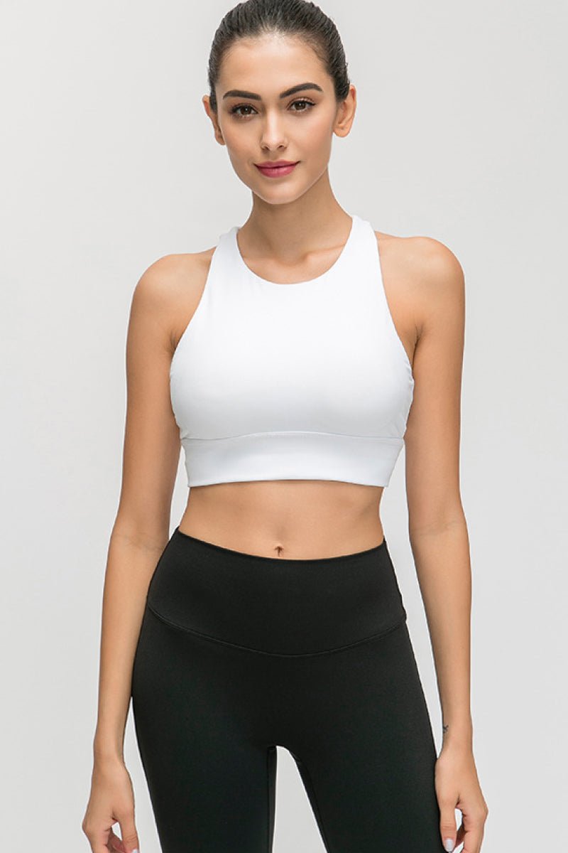 Beach Rose Co.Halter Keyhole Sports Bra