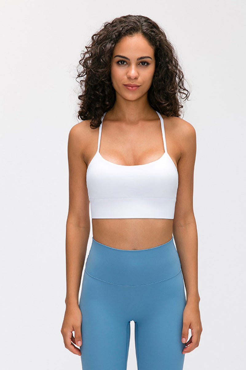 Beach Rose Co.Y Back Yoga Bra Top