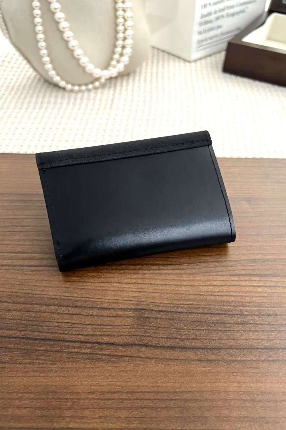 ZenanaVegan Leather Compact Trifold Wallet