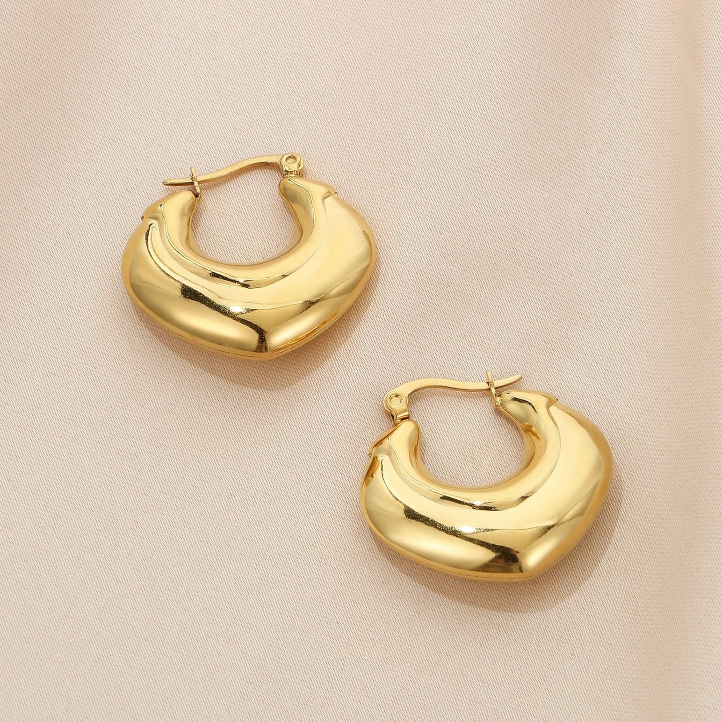 Beach Rose Co.Hinged Hoop Earrings