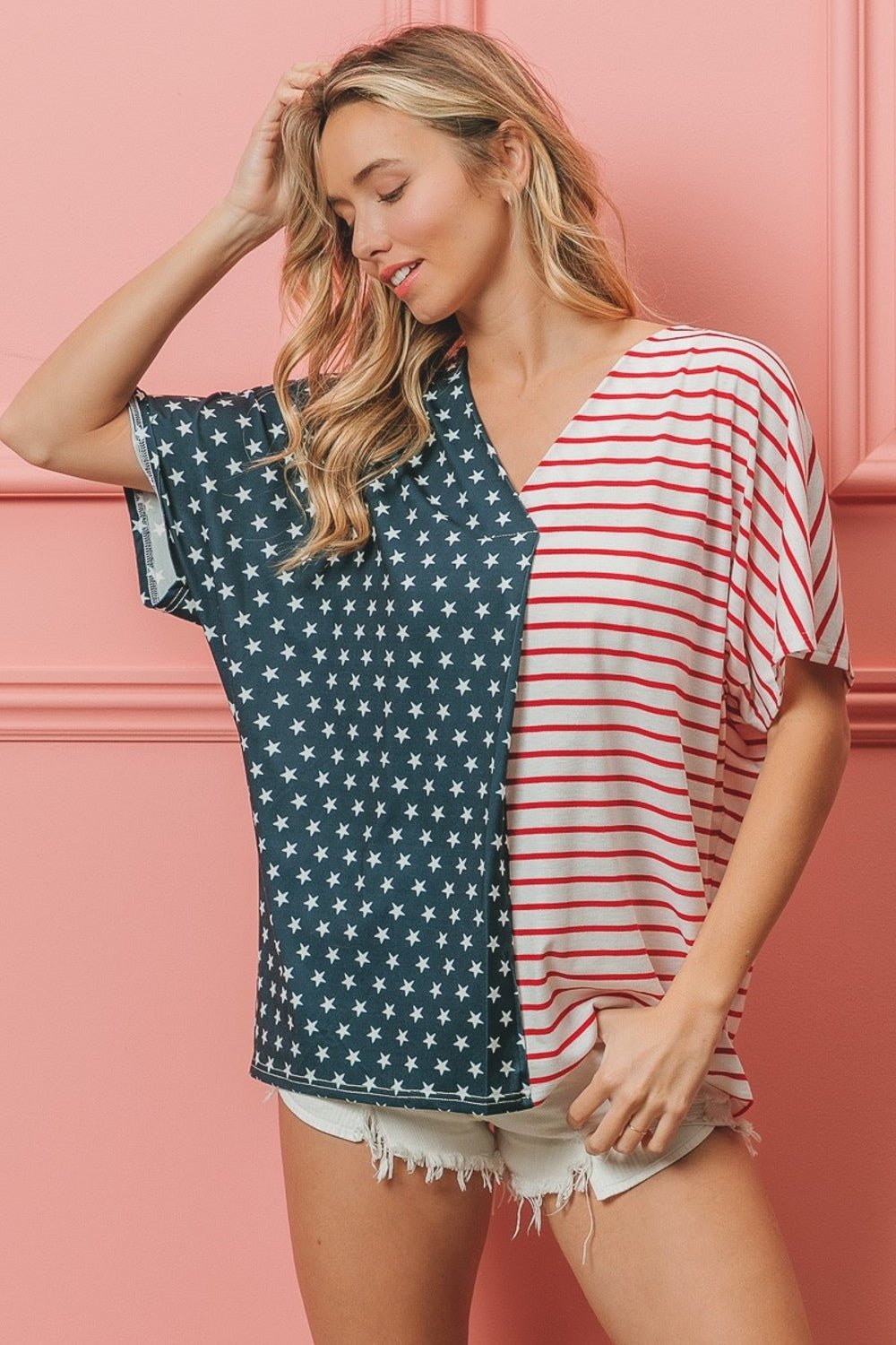 BiBiUS Flag Theme Short Sleeve T - Shirt