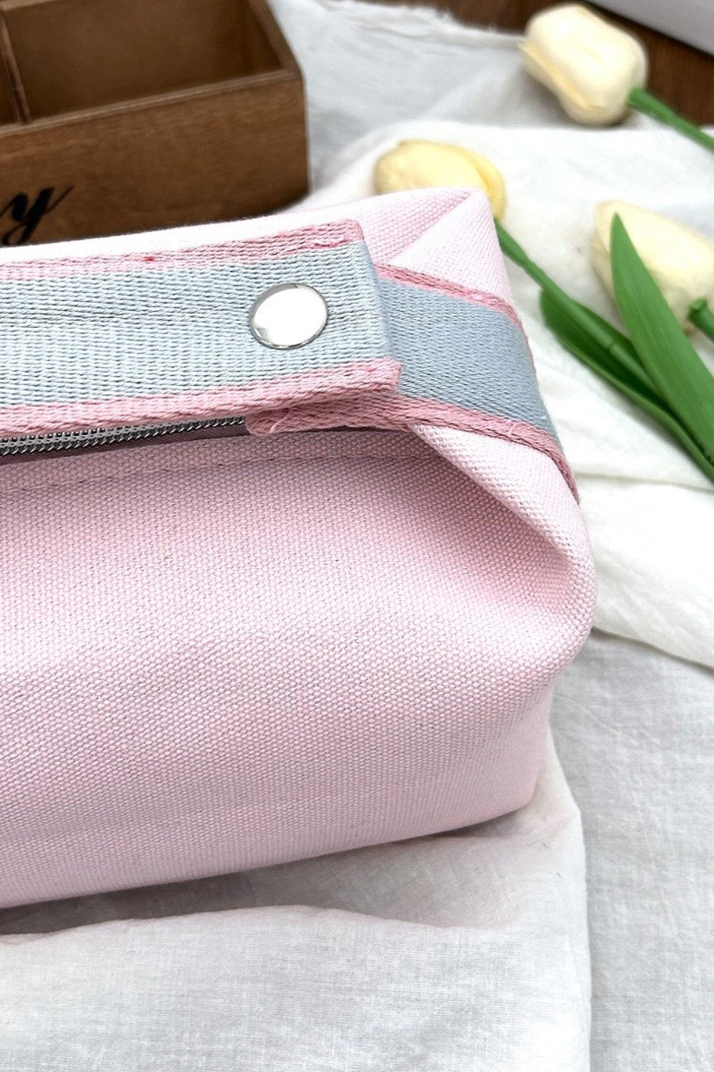 ZenanaWaterproof Canvas Travel Cosmetic Bag