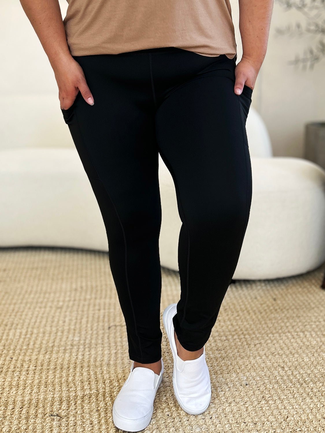 Beach Rose Co.Wide Waistband Yoga Pants