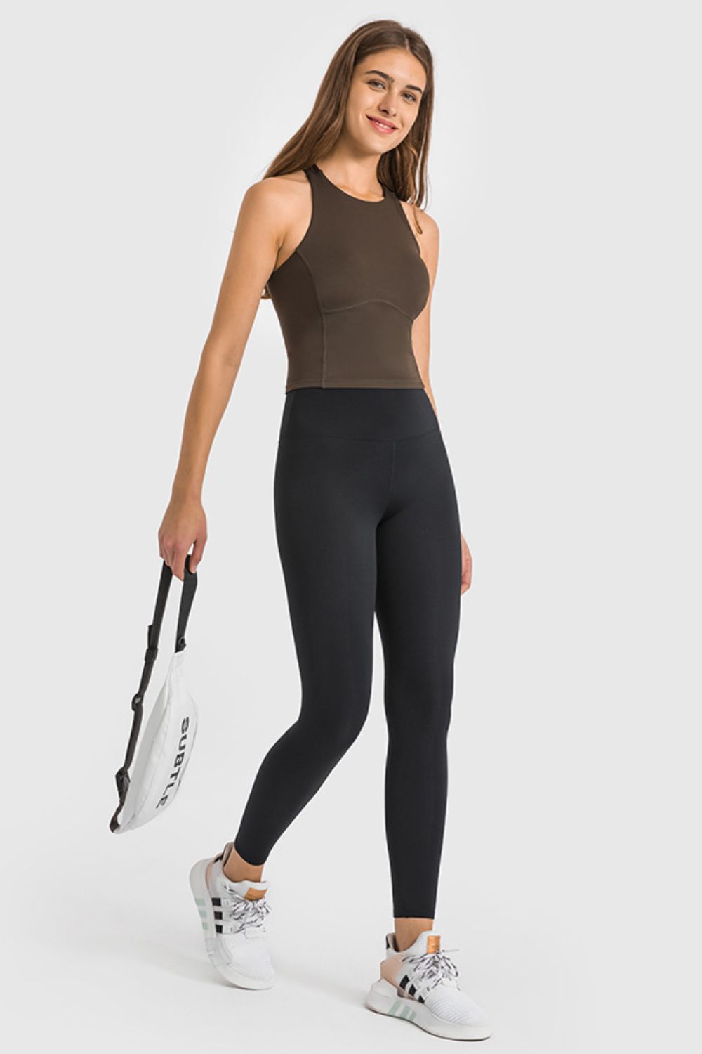 Beach Rose Co.High Waist Ankle - Length Yoga Leggings