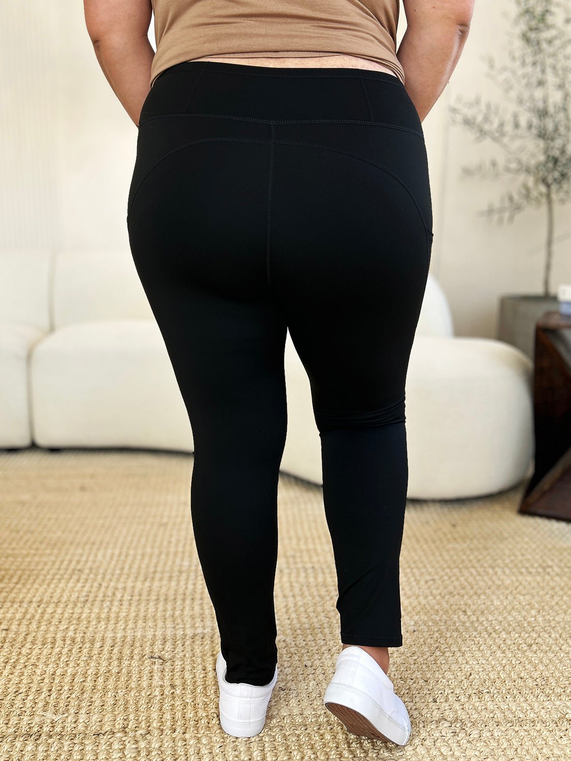 Beach Rose Co.Wide Waistband Yoga Pants