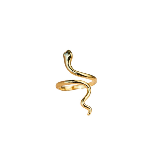 Beach Rose Co.Gold Snake Wrap Ring