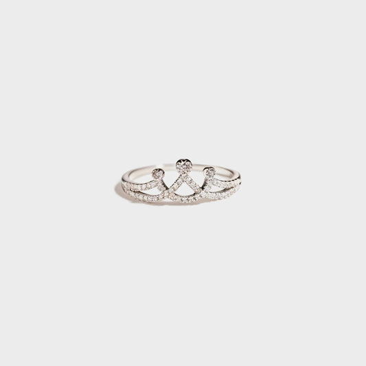 Beach Rose Co.Princess Tiara Zircon Ring