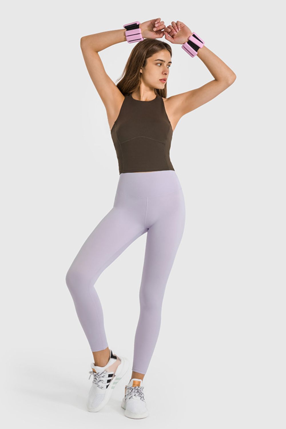 Beach Rose Co.High Waist Ankle - Length Yoga Leggings