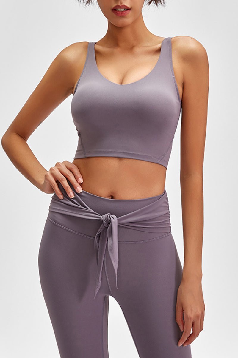 Beach Rose Co.Scoop Back Sports Bra