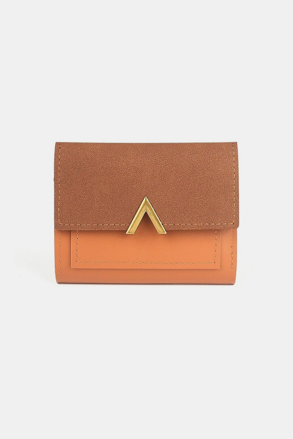 ZenanaVegan Leather Compact Trifold Wallet