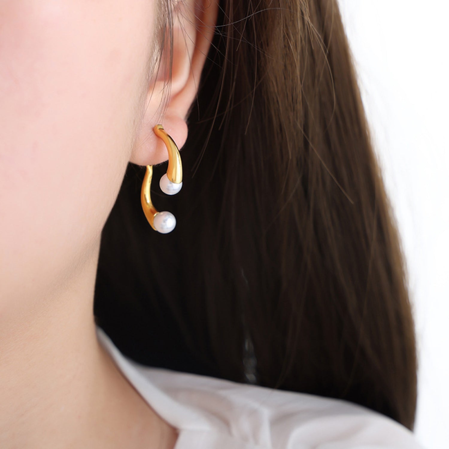 Beach Rose Co.Pearl Jacket Earrings