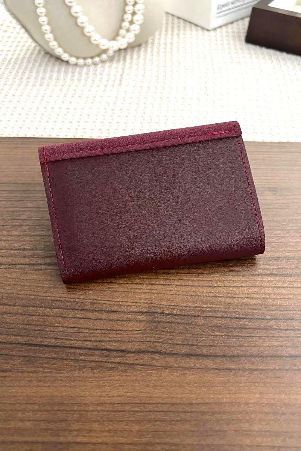 ZenanaVegan Leather Compact Trifold Wallet