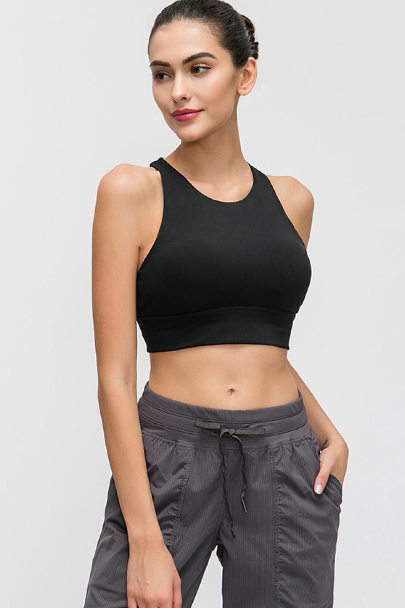 Beach Rose Co.Halter Keyhole Sports Bra