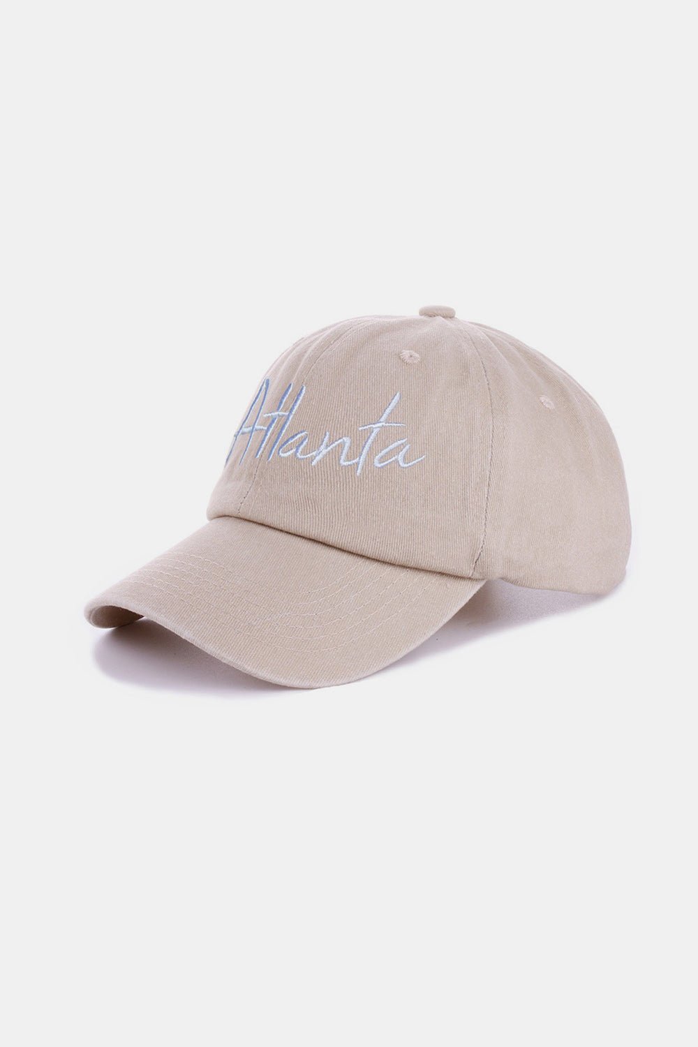 ZenanaWashed Cotton ATLANTA Embroidered Baseball Cap