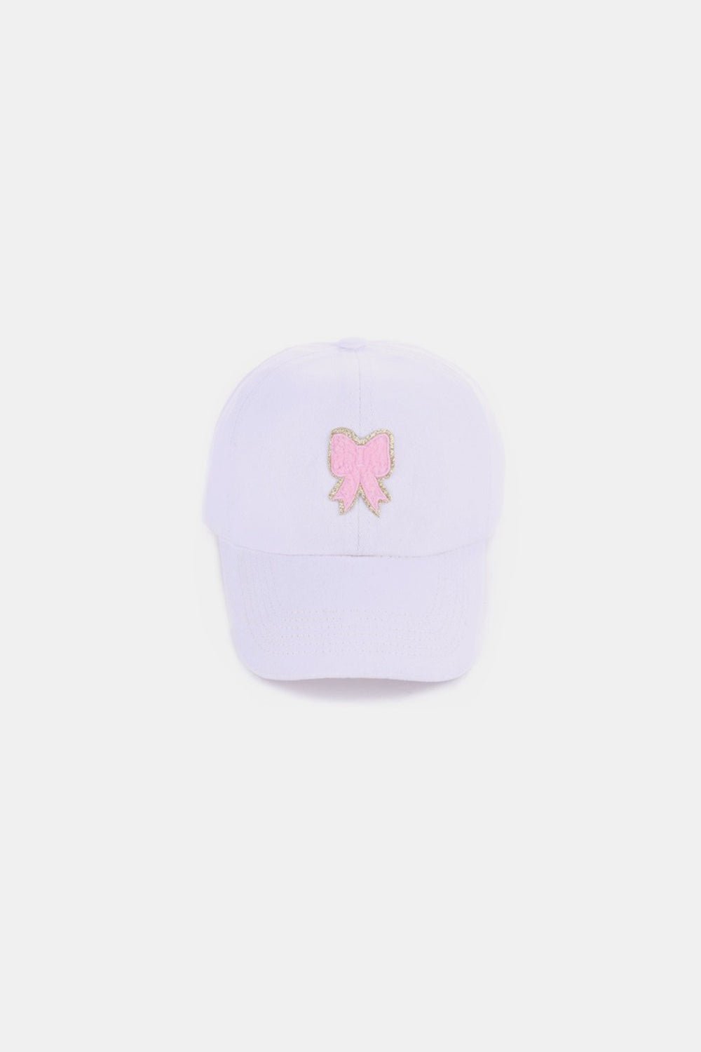 ZenanaChenille Bow Patch Baseball Cap