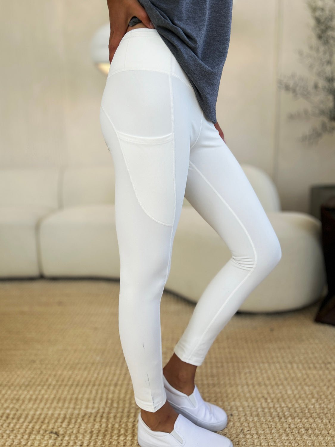 Beach Rose Co.Wide Waistband Yoga Pants