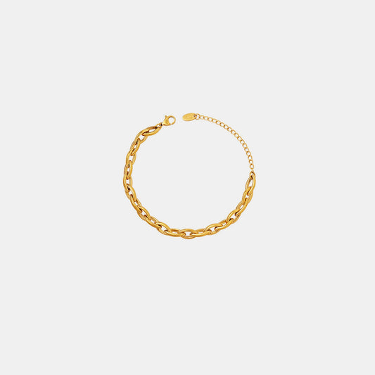 Beach Rose Co.Gold Large Link Cable Chain Bracelet