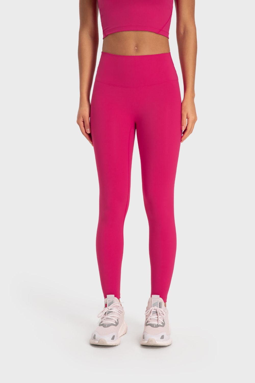 Beach Rose Co.Wide Waistband Full Length Active Leggings