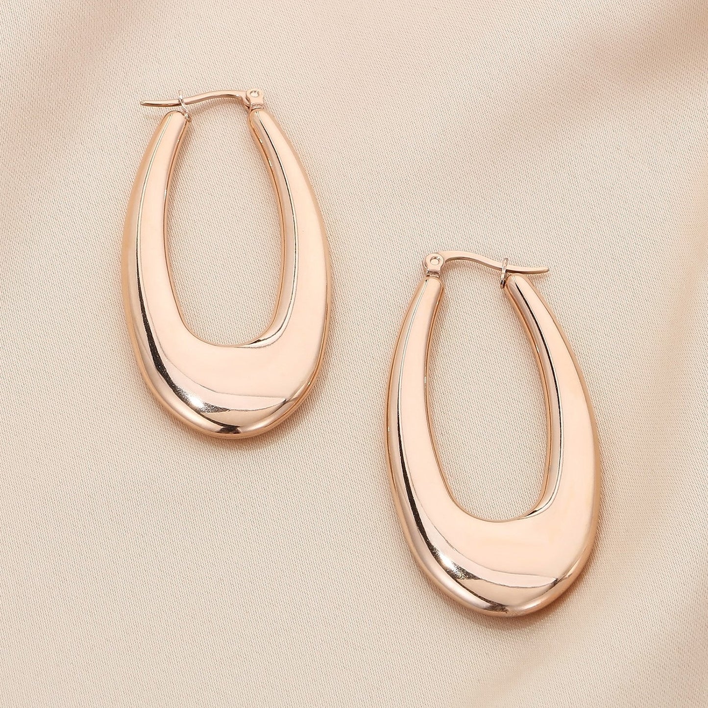 Beach Rose Co.Hinged Hoop Earrings